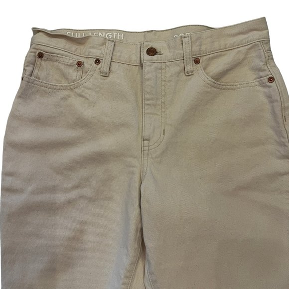 J. Crew Full Length Demi Boot BF654 Jeans in Natural Size 29P - Picture 11 of 13